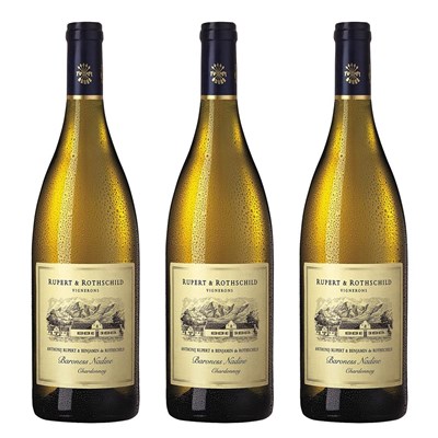 Rupert & Rothschild Baroness Nadine Chardonnay 75cl White Wine Treble Wine Set